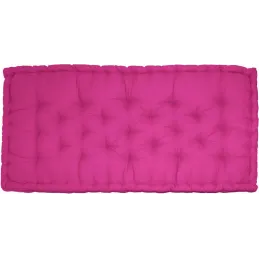 Coussin de palette en coton coloré 120 x 60 cm