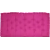 Coussin de palette en coton coloré 120 x 60 cm