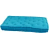Coussin de palette en coton coloré 120 x 60 cm