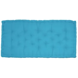 Coussin de palette en coton coloré 120 x 60 cm