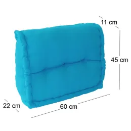 Coussin cale-rein en coton coloré