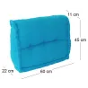 Coussin cale-rein en coton coloré