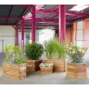 Bac à fleurs 110 litres Lign Z avec treillis