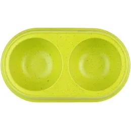 Gamelle double en bambou 26.5 cm
