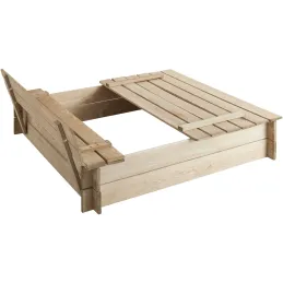 Bac à sable avec Bancs intégrés