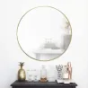 Miroir rond en métal 86 cm Hubba