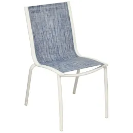Chaise aluminium textilène Linea (Lot de 2)