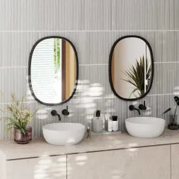 Miroir ovale 45,7 x 61 cm Hub
