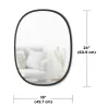 Miroir ovale 45,7 x 61 cm Hub