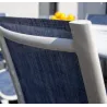Chaise aluminium textilène Linea (Lot de 2)