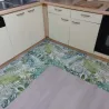 Tapis intérieur extérieur feuilles en vinyle