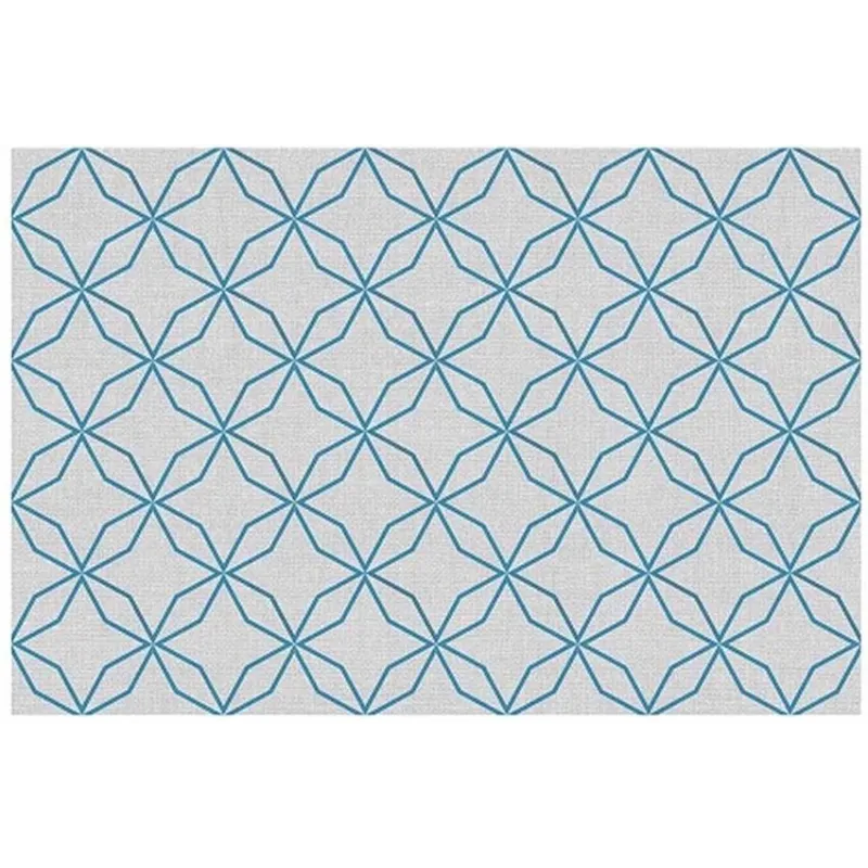 Tapis intérieur extérieur rosace 60 x 90 cm