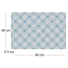 Tapis intérieur extérieur rosace 60 x 90 cm