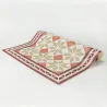 Tapis intérieur carreaux de ciment losanges 70 x 180 cm