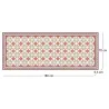 Tapis intérieur carreaux de ciment losanges 70 x 180 cm