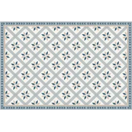 Tapis intérieur extérieur carreaux de ciment petites étoiles