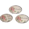 Plaque de portes pour la maison Roses (Lot de 3)