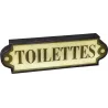 Enseigne lumineuse Toilettes 43 cm
