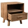 Table de nuit en pin recyclé Rewood 55 x 45 x 62 cm