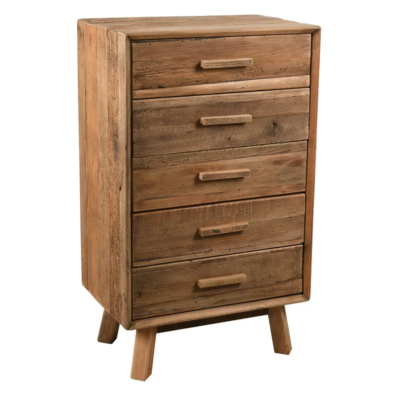 Commode en pin recyclé Rewood