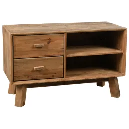 Meuble tv en pin recyclé Rewood