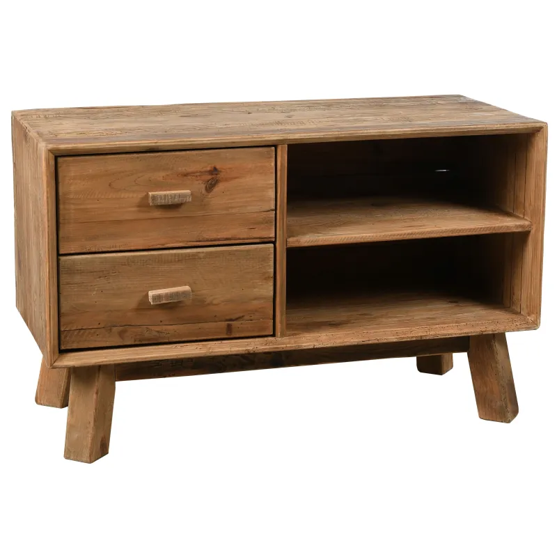 Meuble tv en pin recyclé Rewood