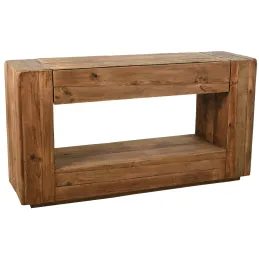 Console en pin recyclé Rewood