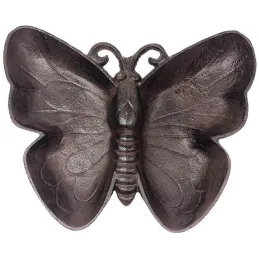 Mangeoire à poser en fonte papillon 26 cm