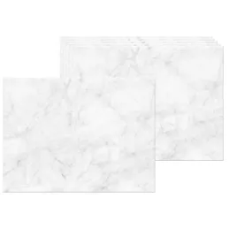 Set de table en vinyle Marbre blanc