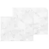 Set de table en vinyle Marbre blanc