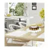 Set de table en vinyle Marbre blanc
