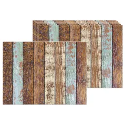 Set de table en vinyle Plancher en bois