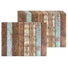 Set de table en vinyle Plancher en bois