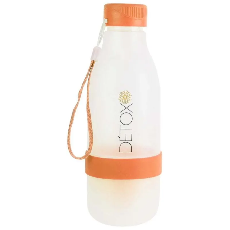 Bouteille détox avec presse-agrumes intégré 60 cl
