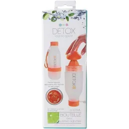 Bouteille détox avec presse-agrumes intégré 60 cl