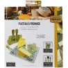 Planche à fromages avec support + 3 ustensiles aimantés