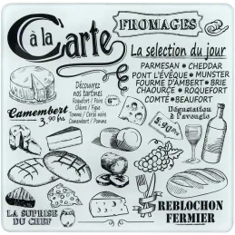 Planche à fromages avec support + 3 ustensiles aimantés