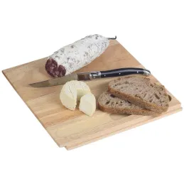 Cave à fromages en bois avec couteau Bistrot