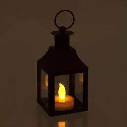 Lanterne vintage avec chauffe-plat LED