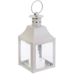 Lanterne vintage avec chauffe-plat LED