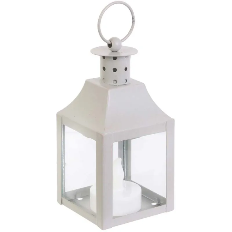 Lanterne vintage avec chauffe-plat LED