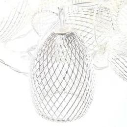 Guirlande lumineuse 10 cages argentées