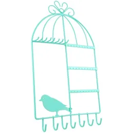 Porte bijoux cage à oiseaux Home sweet home