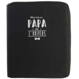 Housse avec organisateur pour tablette Papa en or