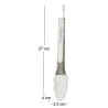 Pince de cuisine en silicone coloré