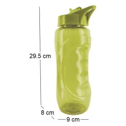 Gourde de sport bouchon avec paille 900 ml