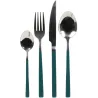 Ménagère 16 pièces en inox manche coloré