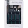 Ménagère 16 pièces en inox manche coloré