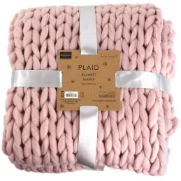 Plaid grosses mailles Chunky 120 x 150 cm