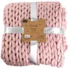 Plaid grosses mailles Chunky 120 x 150 cm